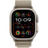 Apple Watch Ultra 2 GPS + Cellular 49mm Titanium Case with Olive Alpine Loop - Medium MREY3, MRFJ3