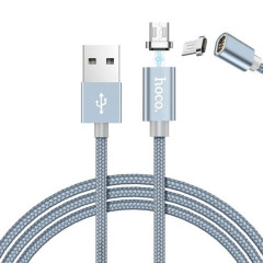 Hoco microUSB U40 Magnetic Adsorption Grey