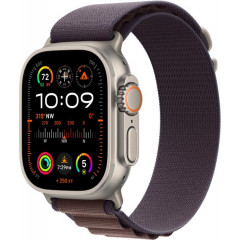 Apple Watch Ultra 2 GPS + Cellular 49mm Titanium Case with Indigo Alpine Loop - Medium MRET3, MRFF3