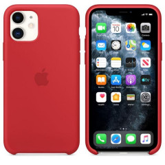 Чехол-накладка iPhone 11 Silicone Case (red)