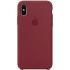 Чехол-накладка iPhone Xs Max Silicone Case rose red