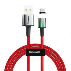 Baseus Lightning Zinc Magnetic 2.4A/1m Red