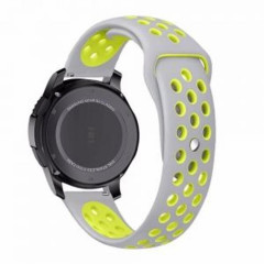 Ремешок Xiaomi Amazfit/Samsung Sport Nike+ 22 mm (gray/yellow)