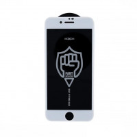 Захисне скло iPhone 6/6S MOXOM FS (White)