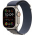 Apple Watch Ultra 2 GPS + Cellular 49mm Titanium Case with Blue Alpine Loop - Small MREK3, MRFA3
