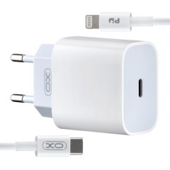 МЗП XO L77 20W/1 USB-C + Lightning White