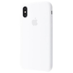 Чехол-накладка iPhone Xs Max Silicone Case white