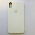 Чехол-накладка iPhone Xs Silicone Case white