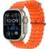 Apple Watch Ultra 2 GPS + Cellular 49mm Titanium Case with Orange Ocean Band MREH3, MRF83