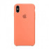 Чехол-накладка iPhone Xs Max Silicone Case Papaya