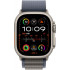 Apple Watch Ultra 2 GPS + Cellular 49mm Titanium Case with Blue Alpine Loop - Medium MREP3, MRFC3