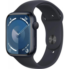 Apple Watch Series 9 GPS 45mm Midnight Aluminium with Midnight Sport Band M/L MR9A3