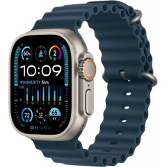 Apple Watch Ultra 2 GPS + Cellular 49mm Titanium Case with Blue Ocean Band MREG3, MRF73