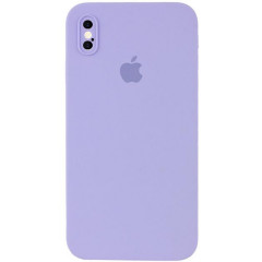 Чехол-накладка iPhone Xs Max Silicone Case lilac purple