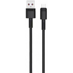 USB кабель XO Type-C NBQ166 5A/1m (Black)