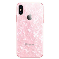 Чехол-накладка iPhone X/Xs Glass case rose_gold