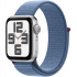 Apple Watch SE 2 GPS 40mm Silver Aluminium with Winter Blue Sport Loop MRE33