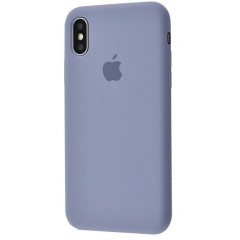 Чехол-накладка iPhone Xs Max Silicone Case lavender gray