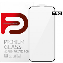 Захисне скло iPhone 13/13 Pro ArmorStandart Pro 3D (ARM60264) (Black)