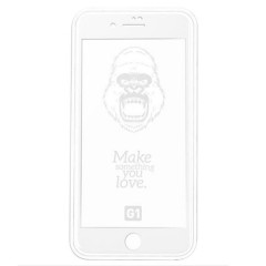 Защитное стекло iPhone 7/8 3D HOCO (G1) White