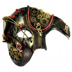 Маска для костюмованої вечірки Steampunk Phantom Eye Mask Masquerade Gear Mask Burning Man Mask