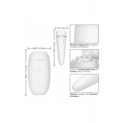 Бездротовий водонепроникний міні-вібратор Calexotics My Pod білий