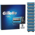 9 replacement cartridges for the Gillette ProShield Chill razor.