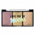 Палетка хайлайтеров NYX Cosmetics Love You So Mochi highlighting palette (3 оттенка) Lit Life (LYSMHP01)