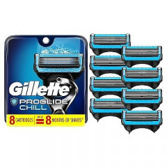 Сменные картриджи для бритвы Gillette ProGlide Chill 8 картриджей