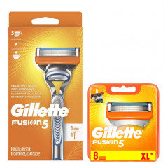 Бритва мужская Gillette Fusion 5 1 станок 9 картриджей