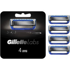 Змінні касети для бритвового станка з підігрівом Gillette Labs Heated Razor 4 шт.