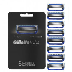 Сменные кассеты для бритвенного станка с подогревом Gillette Labs Heated Razor 8 шт