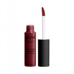 NYX Cosmetics Soft Matte Metallic Lip Cream in a metallic finish Budapest (SMMLC04)