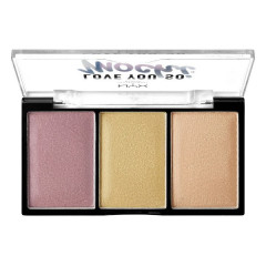 NYX Cosmetics Love You So Mochi highlighting palette (3 shades) Lit Life (LYSMHP01)