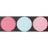 NYX Cosmetics Trio Eye Shadow Palette Cherry/Cool Blue/Hot Pink (3 shades)