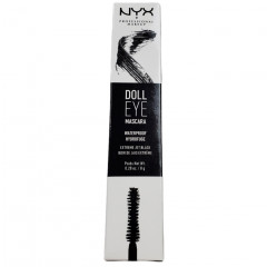 NYX Cosmetics Doll Eye Mascara WATERPROOF - BLACK (DE03) waterproof mascara for eyelashes