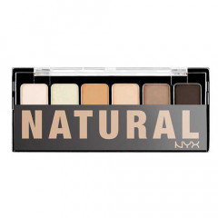 NYX Cosmetics The Natural Shadow Palette (6 shades)