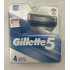 Gillette 5 replacement cartridges (4 pcs) Made in America