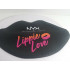 Ulta Xo Lippie Love Nyx Lips Makeup Bag Black Lip zippered cosmetic pouch.