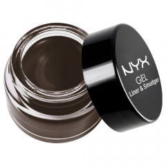 Гелевий підводка NYX Cosmetics Gel Liner and Smudger (3 г) Скарлетт - Темно-коричневий (GLAS05)