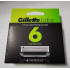 Gillette Labs replacement cartridges with exfoliating strip (6 pcs)