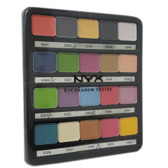 NYX Cosmetics 20 Color Eyeshadow Tester Palette The Runway Collection ES41-60