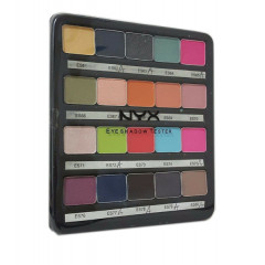 Набор теней (Тестер) NYX Cosmetics 20 Color Eyeshadow Tester Palette The Runway Colletion ES61-80