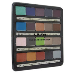 NYX Cosmetics 20 Color Eyeshadow Tester Palette The Runway Collection ES121-140