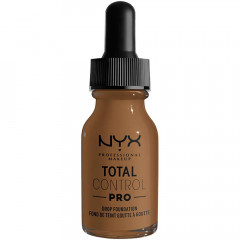 NYX Professional Total Control Pro Drop Foundation (13 ml) in Sienna (TCPDF 17.5) shade.