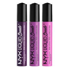 NYX Cosmetics Liquid Suede Cream Lipstick Set 1 (3 pcs)