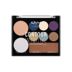 NYX Cosmetics Contour Intuitive Palette (Jewel Queen) palette