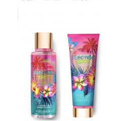 Набор парфюмированный спрей и лосьон для тела Victoria`s Secret Limited Edition Electric Beach Body Mist and Lotion