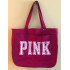 Bag tote Victoria's Secret PINK Purple & White zip up Big Shoppers Gym Tote BAG Purs