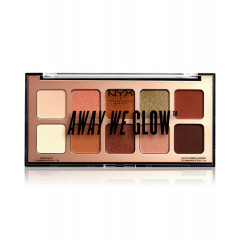 NYX Away We Glow Shadow Palette Hooked On Glow (10 shades)